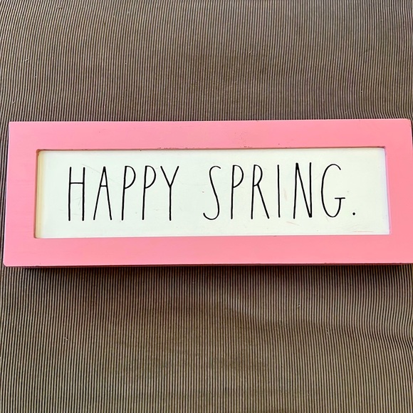 Rae Dunn | Accents | Rae Dunn Happy Spring Sign | Poshmark